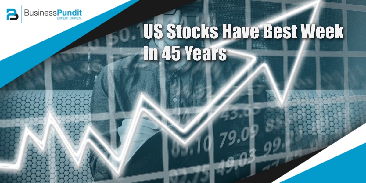 US Stock Market Has Best Week in 45 Years